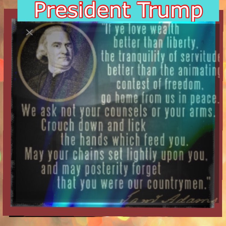Wildwings77's tweet photo. Sam Adams  Understood with out the Institution Of The Legal Duel  No Leftist Could Ever Be Held To Account ,, Honorable Men must be willing to. Ack up their words with their Lives https://t.co/nK1aT2I3Z6