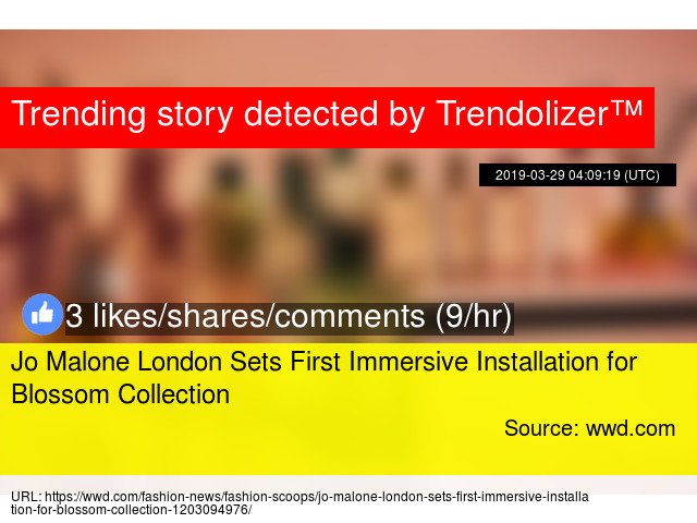 Jo Malone London Sets First Immersive Installation for Blossom Collection virtualreality.trendolizer.com/2019/03/jo-mal…