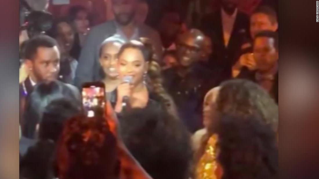 Beyoncé serenades legend for her birthday  