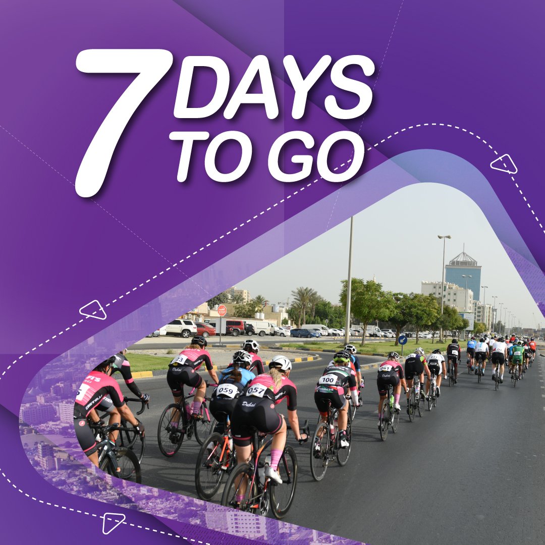 Just one week left until #RideAjman 🙌