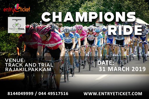 Register soon 🚴‍♀️🚴‍♀️👇
entryeticket.com/Champions-Ride…

#cycling #championsride #entryeticket #probikersevent #cyclist #chennaicycling #FridayFeeling
