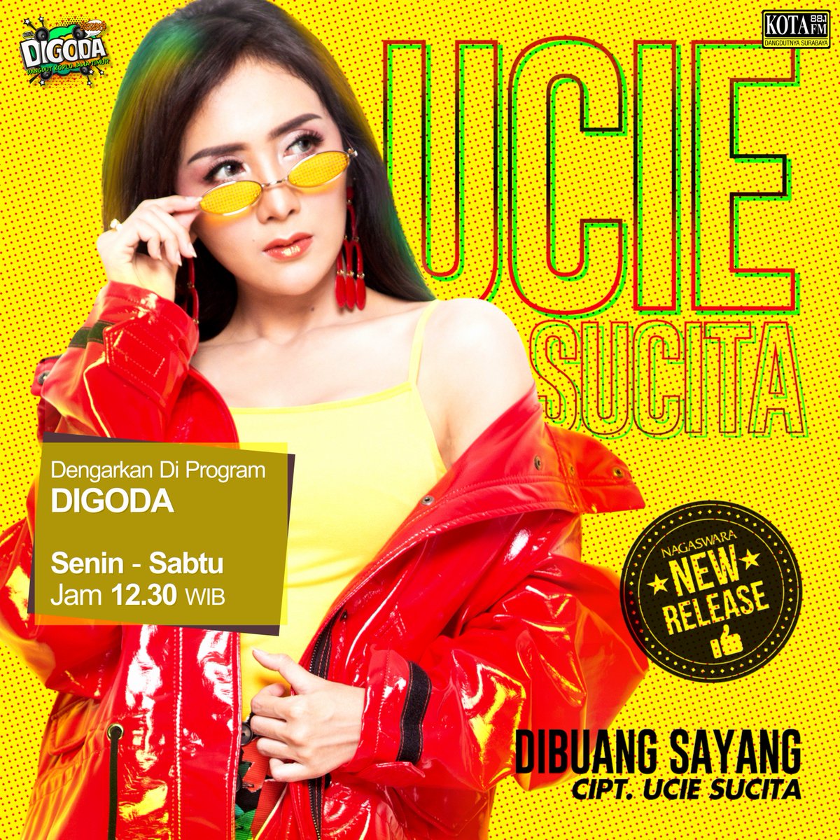 kotafm881's tweet photo. #NowPlaying #ExlusiveSingle @ucie_sucita - Dibuang Sayang @NAGASWARA_ID #DIGODA #digoyangdangdut #koplojatim #kotafmsby https://t.co/zAAqDF98J5