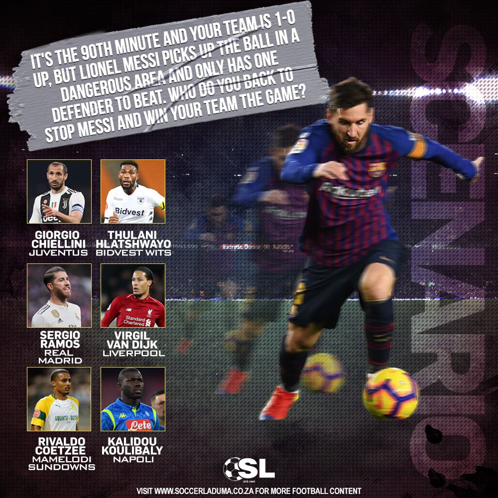 Soccer_Laduma's tweet photo. Who are you backing? π€
#SLScenario https://t.co/igBQEwleyx