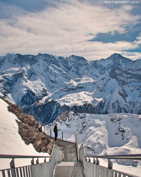 MySwitzerland_e's tweet photo. We still love snowy mountain tops, even after months of #winter! ❤️

📍 Säntis, Schilthorn, Einsiedeln, Zermatt https://t.co/h7fji2mmr1