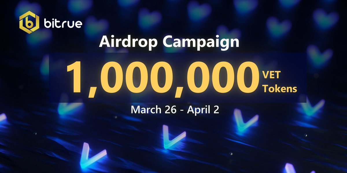 BitrueOfficial's tweet image. In a mood to tip @xrptipbot whoever follow &amp;amp; retweet this.🥰

✨Bitrue $VET (VeChain) Airdrop! 
✨Snapshot Time: 0:30 April 3, GMT+8 (9:30 April 2, PDT)
✨Distribution Time: 15:00 April 3, GMT+8 (24:00 April 2, PDT)
✨Details: bitrue.com/activity/airdr…

#VeChain  #XRPCommunity