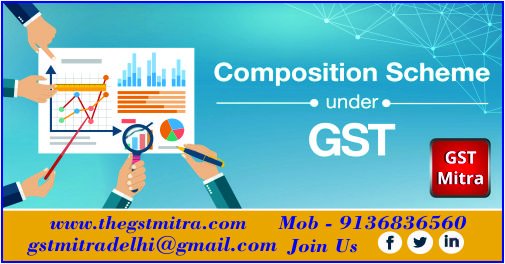 According to the section 10 of the Goods and Service tax law contains the provision with respect to the registration of a taxpayer under composition scheme
#CompositionScheme #underGST, #GSTblog, #GSTinformation, #GST
thegstmitra.com/2019/03/26/com…