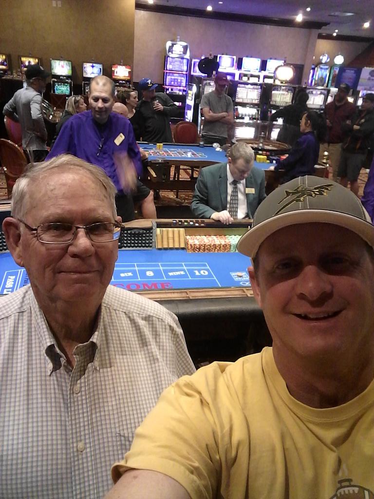 DaveHammons's tweet photo. #boisetimbers soccer. Opening day #bomberstyle and a winning craps lesson with my dad.  Mid life aint all that bad https://t.co/P7aCjHWlCu