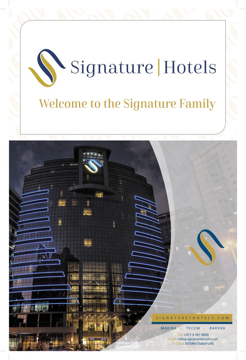 Signature1hotel's tweet photo. Kick back, relax and soak in the good vibes at Signature1Hotels.

Website: https://t.co/IW5Vj1jvRJ
Email: info@signaturetecom.com
Phone: +971 4 561 0600

#Signature1Hotels #Marina #Tecom #AlBarsha #Dubai #UAE #lovedubai #hotels #luxury #businessmeetings #travel #dubaihotels https://t.co/QCFJrxiJLq
