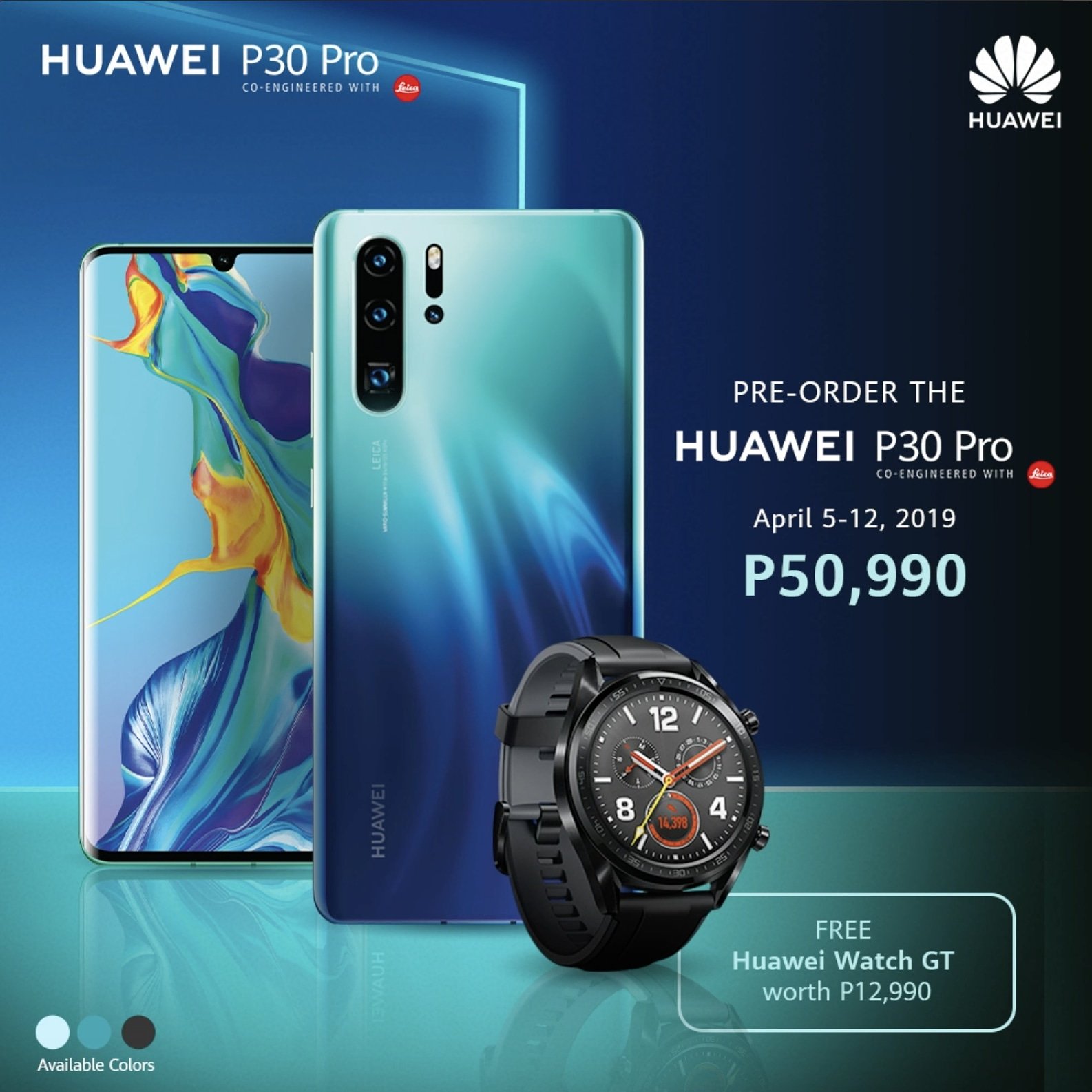 huawei p30 pro gt watch