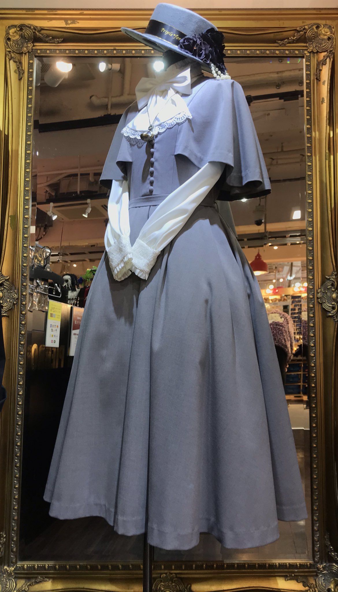 Atelier Pierrot Twitterissa オススメコーディネート Sheglit Priere ケープロングワンピース 30 000 Tax カラー グレー ブラック 上品なクラシカルコーディネートです 通販はこちら T Co Gf9wp8misk 是非ご来店下さい アトリエ Atelier Pierrot Twitterissa オススメコーディネート Sheglit Priere ケープロングワンピース 30 000 Tax カラー グレー ブラック 上品なクラシカルコーディネートです 通販はこちら T Co Gf9wp8misk 是非ご来店下さい アトリエ