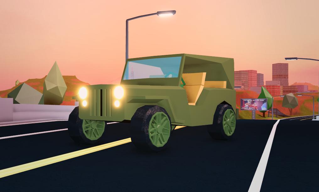 Roblox Jailbreak Military Jeep