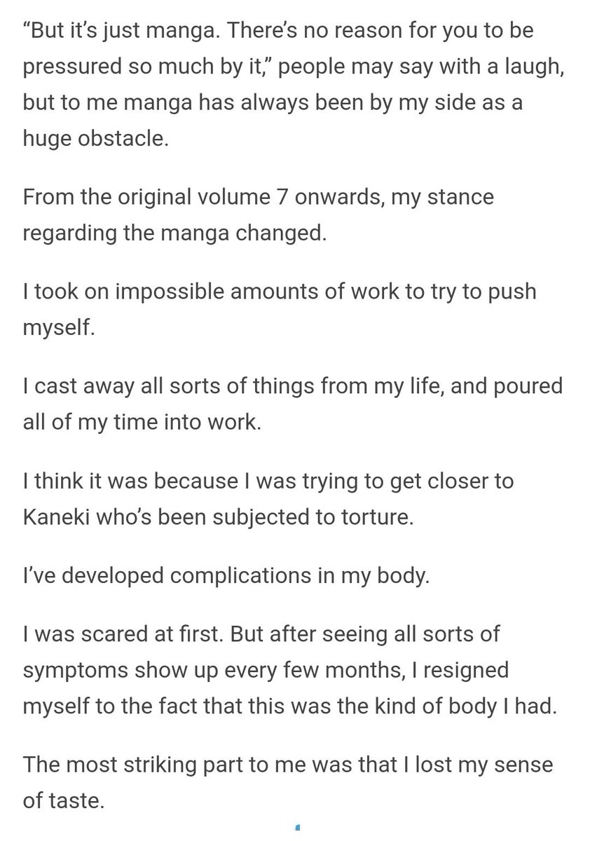 Ishida Is Back On Twitter Sui Ishida Really Turned Himself Into Kaneki Read This Post