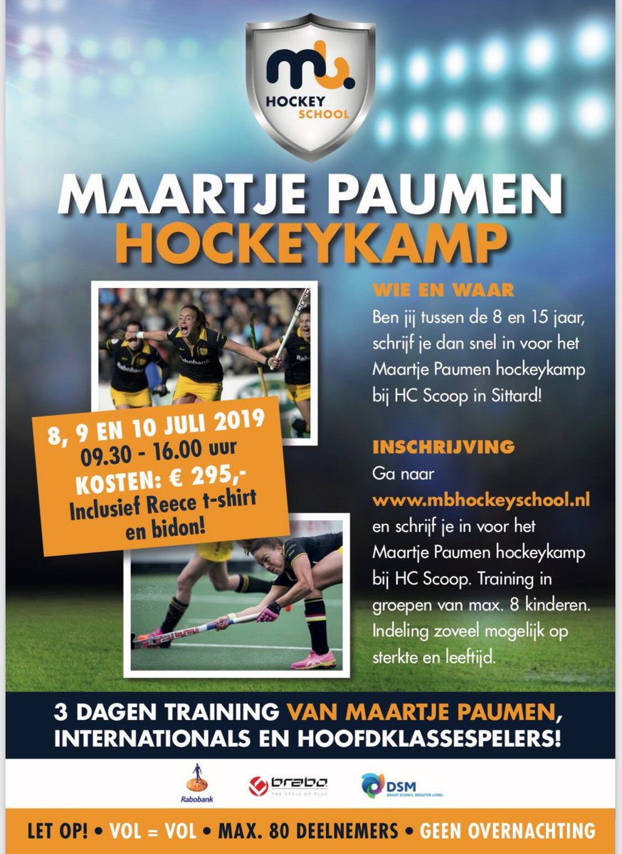 YESSS WE KOMEN WEER NAAR HC SCOOP!!! Het mooie clubje waar het allemaal begon!! Ben jij er ook bij?? #hockeykamp #hockeyinlimburg #benersnelbij Schrijf je snel via mbhockeyschool.nl 🙋🙋