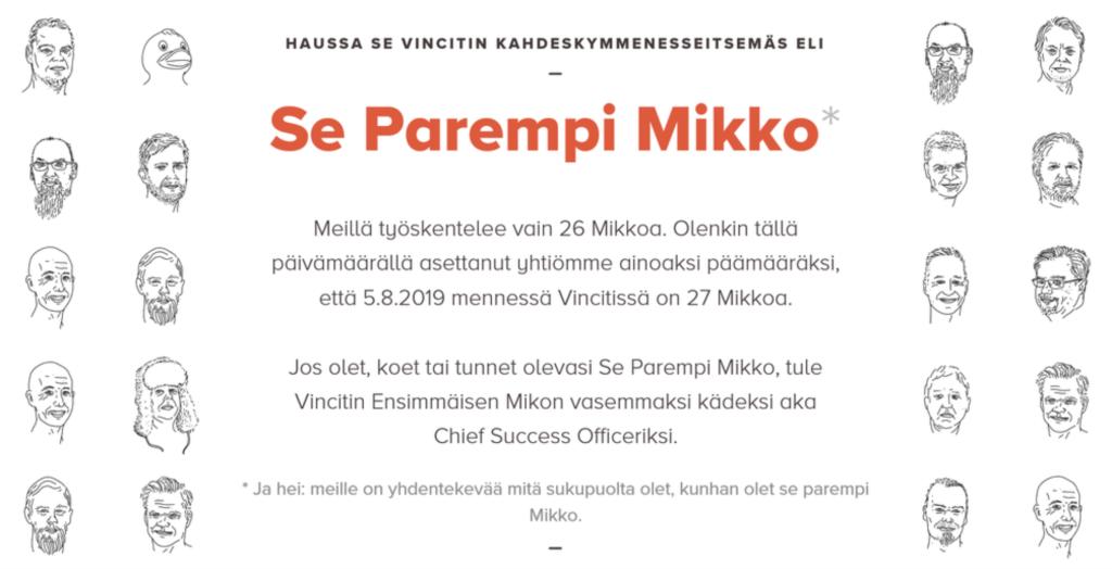 Caterina's tweet photo. Appalled by Sexism in the Valley? Meet the Tech Bros of Finland #parempimikko https://t.co/rPbeNHik0S https://t.co/Ld1kFc0utP