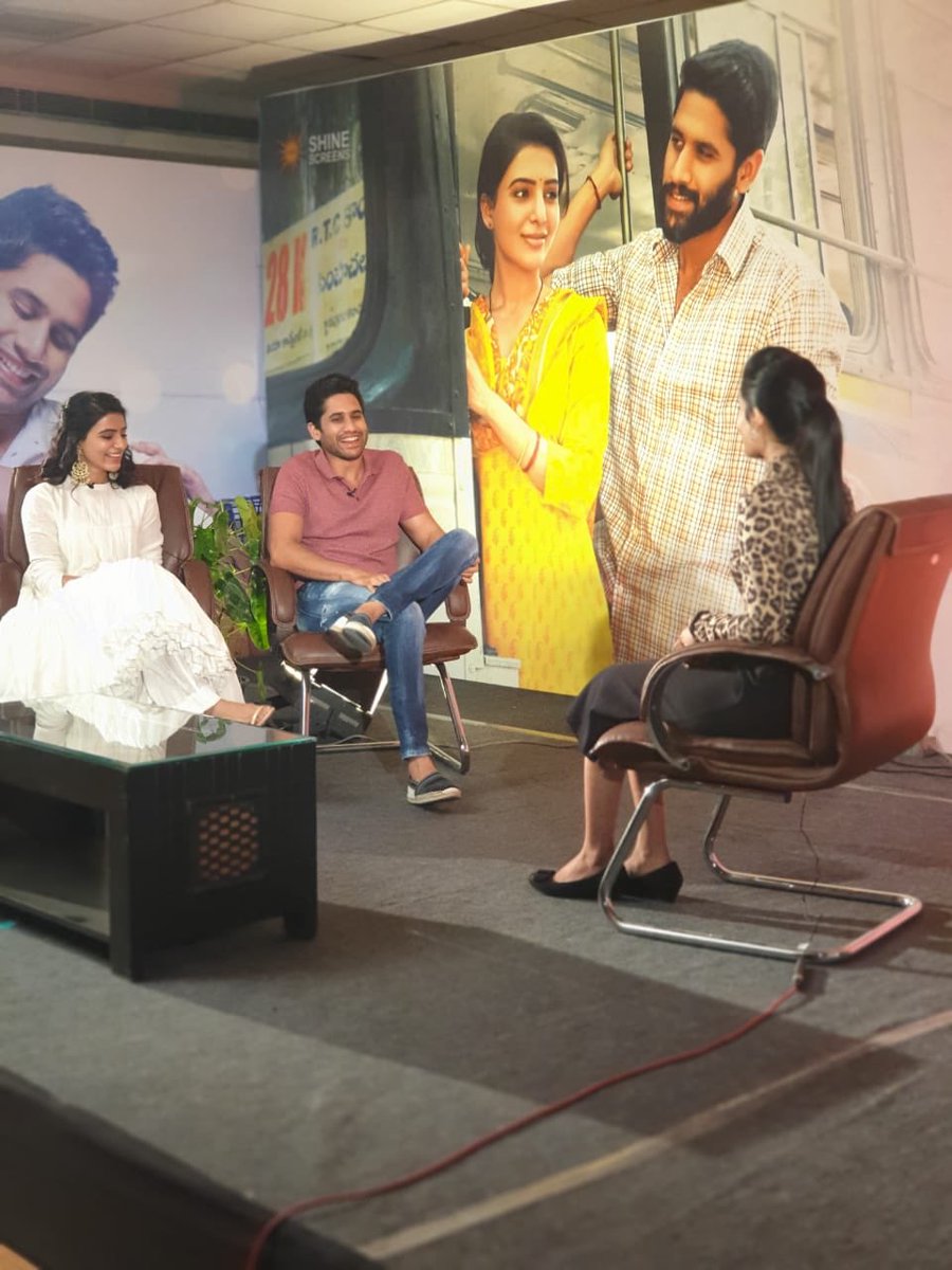 imchanukya's tweet photo. Exclusive Interview of @chay_akkineni &amp; @Samanthaprabhu2 about #Majili By @DeepaChowdary1 Coming to you Soon 🤘🏻🤘🏻 https://t.co/2mvN4vM2ik