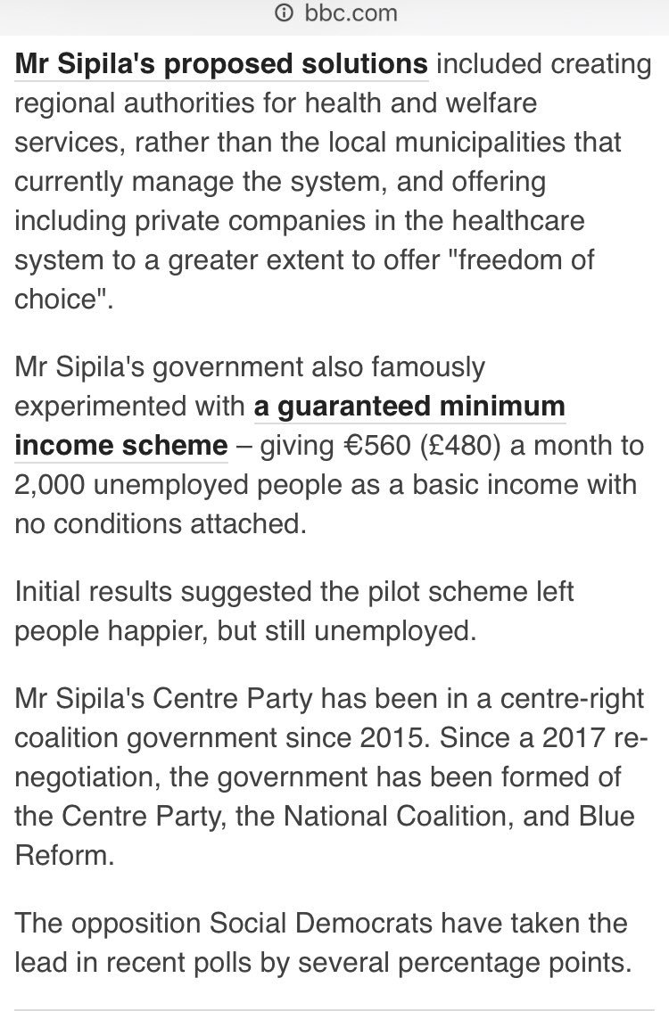 cryglorymin's tweet photo. @rhowardbrowne @BernieSanders This is the context of the article. Finland’s gov center RIGHT. They government failed to introduce a more capitalist approach by adding private healthcare providers. the socialist are not In power currently https://t.co/NPZCZR7Ru6