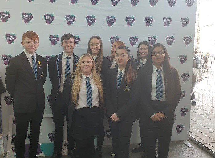 CCHSEdinburgh's tweet photo. Our amazing S6 pupils graduated from their @iamcareerready program yesterday. We are incredibly proud of all of them! #ScotGrad19 https://t.co/Ob5L8IKGPE