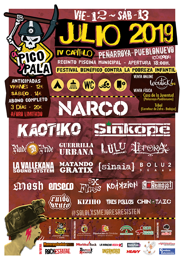 rockestatal's tweet photo. El @apicoypalafest ultima su cuarta edición, encabezada por @LosNarco @kaotikooficial y @sinkopegrupo y con un buen número de grupos menos habituales.  https://t.co/W9UOa7ZU9A https://t.co/KpJm7fpcrH