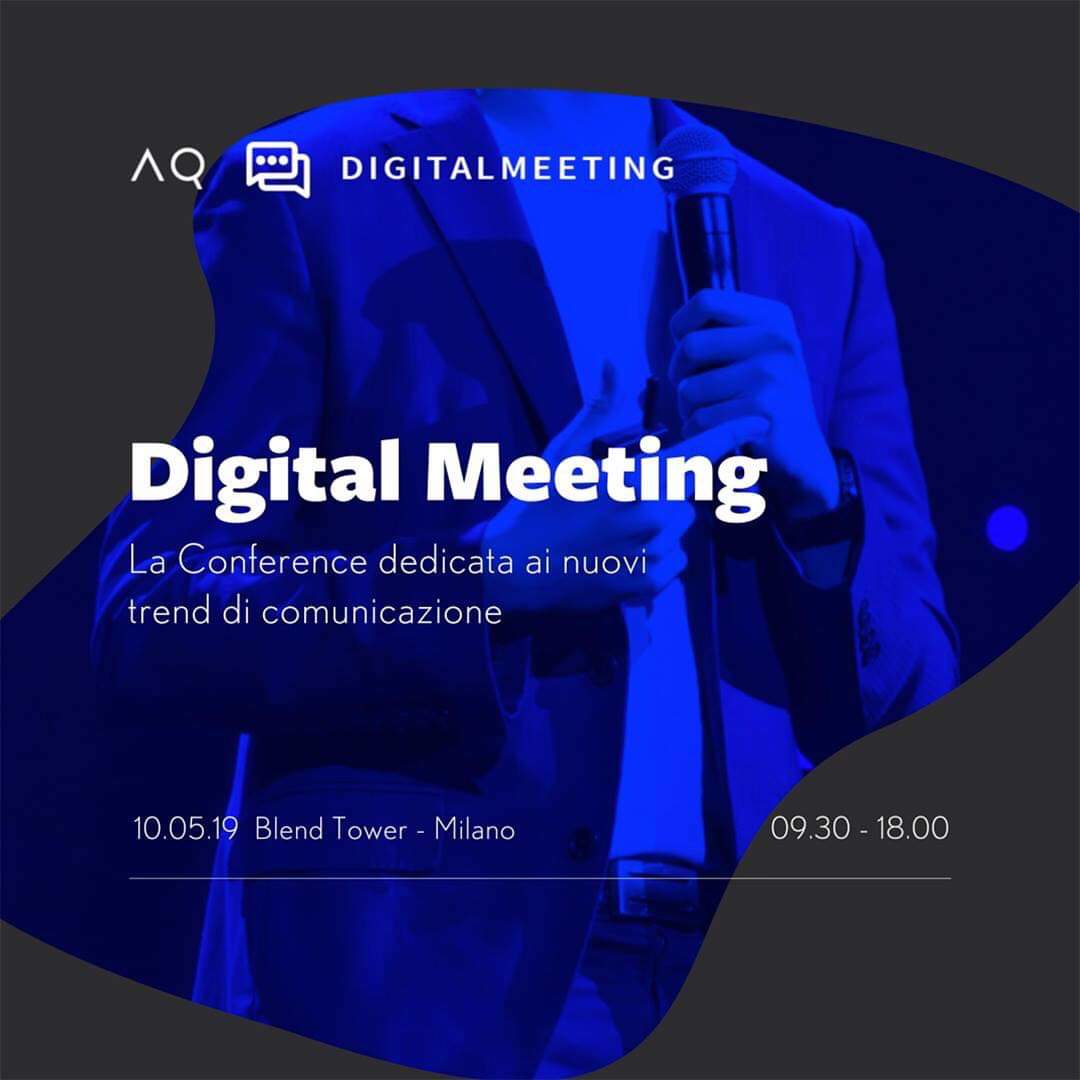 lucarallo's tweet image. 📣 La Digital Creative Agency @AQuest presenta AQ #DigitalMeeting evento dedicato ai nuovi Digital Trends per aziende e professionisti digitali in programma il #10Maggio a Milano nella Blend Tower 📅

Per maggiori info 👇🏼
bit.ly/_DigitalMeeting