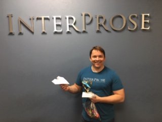 What do you do when the intern accidentally wastes 300 pages of expensive letterhead? Company wide paper airplane contest of course! Congratulations Greg on the win today! Everyone put up a great fight with their designs, but Greg killed it in the accuracy portion!