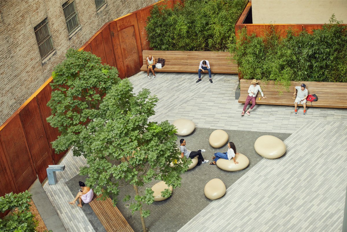 scape_studio's tweet photo. Congrats to the SCAPE team for winning @ASLA_NY Honor Awards for Public Sediment for Alameda Creek and First Avenue Water Plaza and a Merit Award for Madison Avenue Plaza! https://t.co/GtSuzTishf