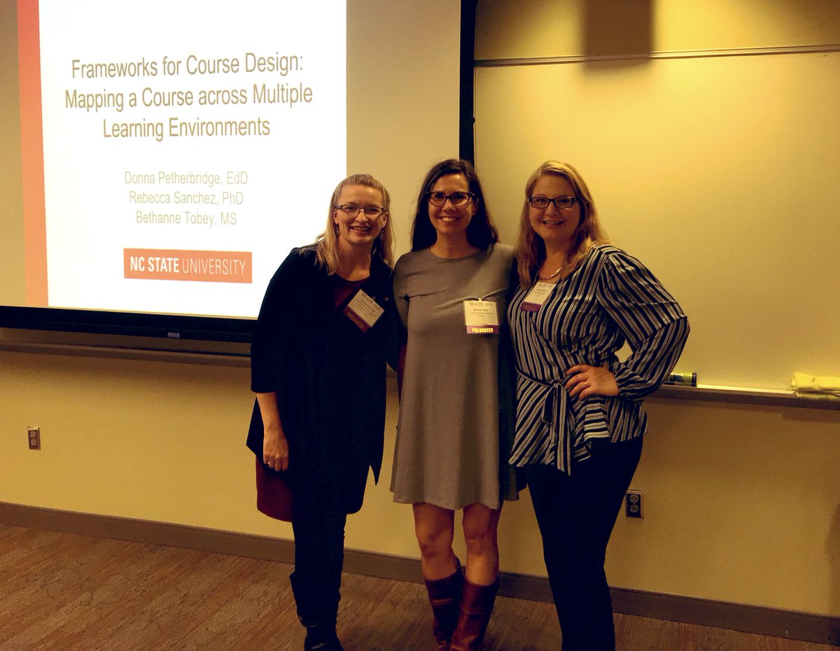 dtpetherncsu's tweet photo. #SLATE2019 #letsgo #presentationtime #instructionaldesigners @NCStateDELTA https://t.co/a1hQyYuwq3