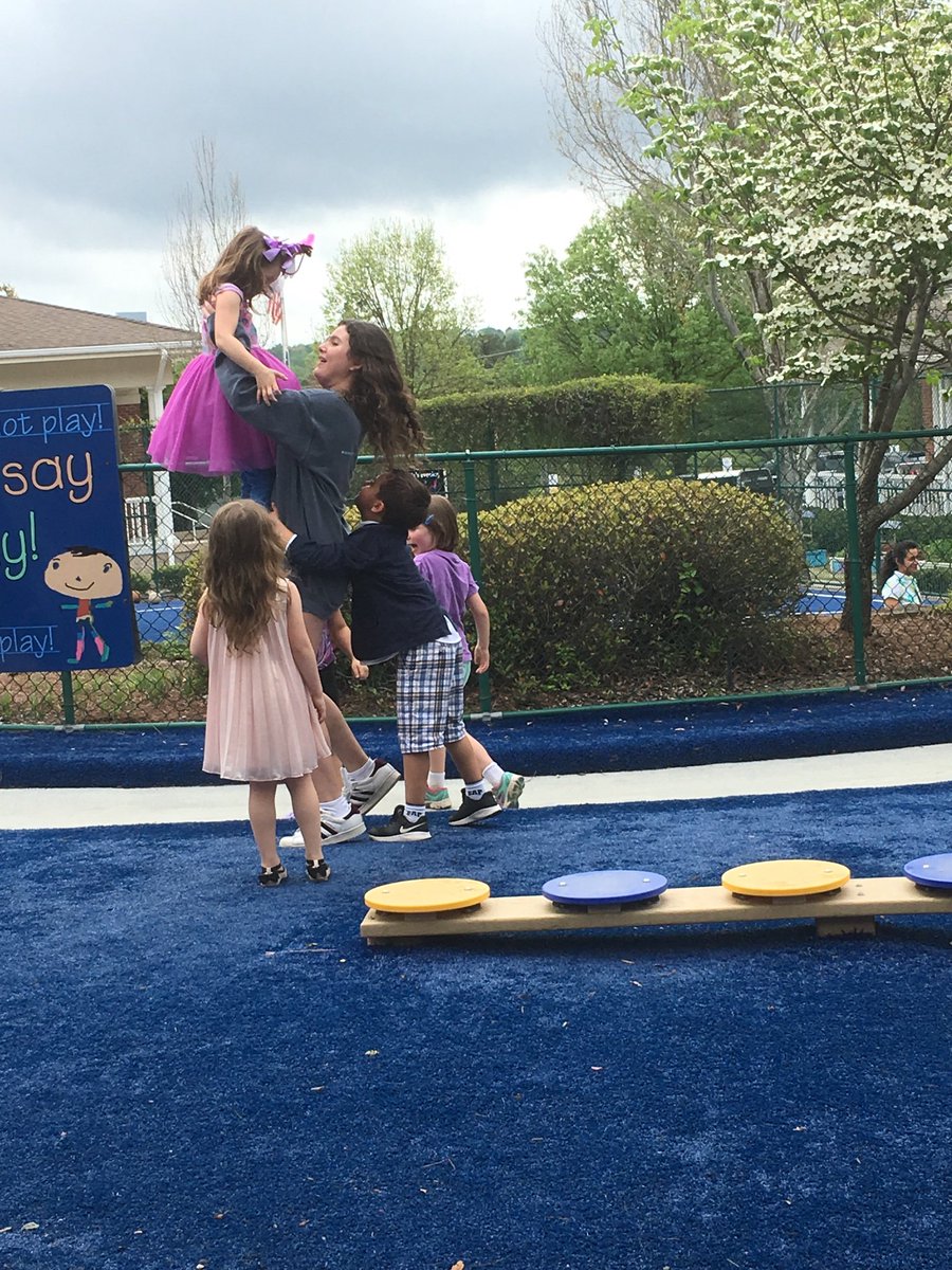 cbellatl's tweet photo. Pure joy as the 7th and 8th graders play with the pre-k students! @gallowayschool https://t.co/NQWBu3QQrk