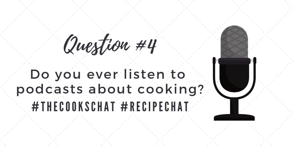 TheCooksCook's tweet photo. Do you ever listen to podcasts about cooking? Did you know that our Facebook group Pan to Page has 3-minute podcasts (“Potcasts”) about recipe writing? #TheCooksChat #RecipeChat https://t.co/tYf4T3t4Q7