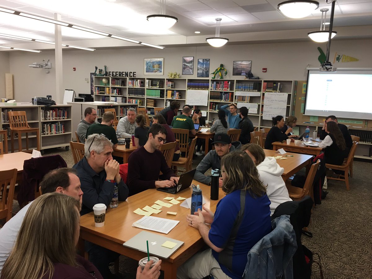 LearnLeadGrow's tweet image. What do you get when groups of amazing teachers agree that teaching and learning is complex and no one has it nailed, we are smarter together, and we can always get better? Learning experiences that build agency and identity. #personalized @evergreenps