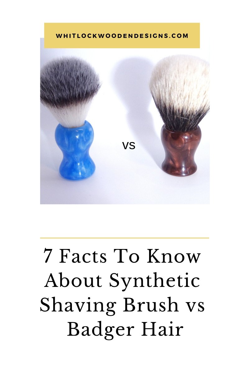 7 Facts To Know About Synthetic Shaving Brush vs Badger Hair whitlockwoodendesigns.com/7-facts-to-kno…