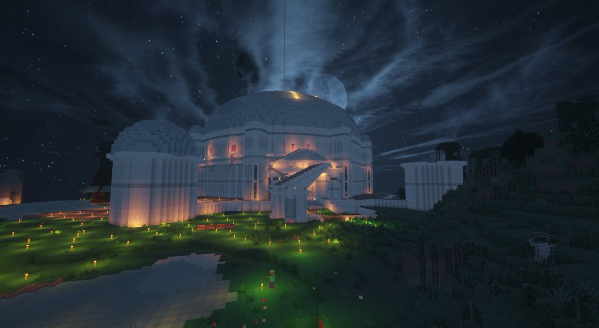 Bkgvinc's tweet photo. Voici quelques screens du temples avec des shaders et sans xD bien avancée et bien farmer le quartz je vide le nether du serveur de @LetoVII_Gaming #dunaria #minecraft #wow #worldofwarcraft #worldofminecraft https://t.co/xAwC6vu90L