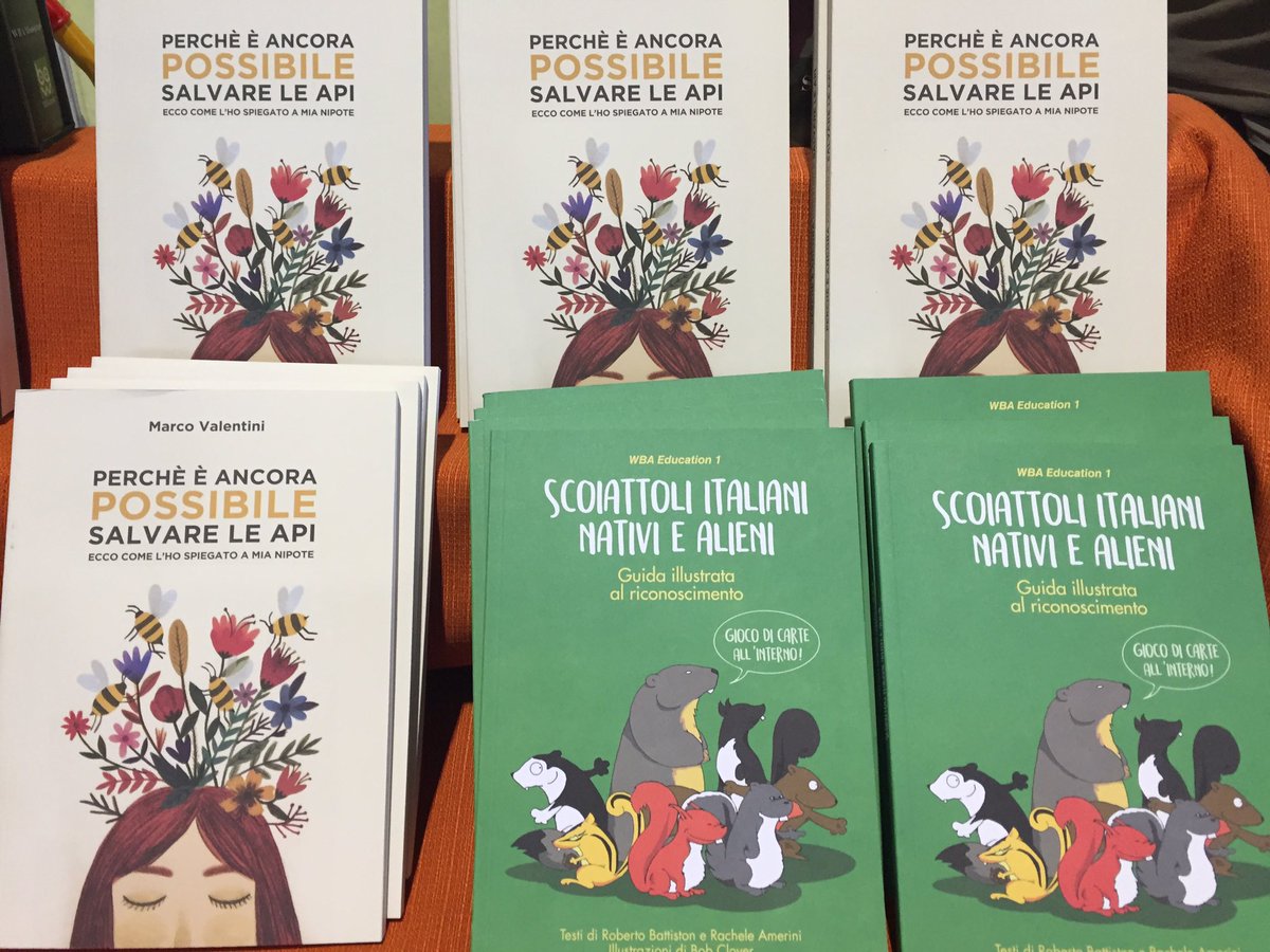WBA_social's tweet photo. #entomodena siamo pronti #libri #api #natura #scoiattoli #specie #impollinatori #Modena https://t.co/X8WsDACoK0