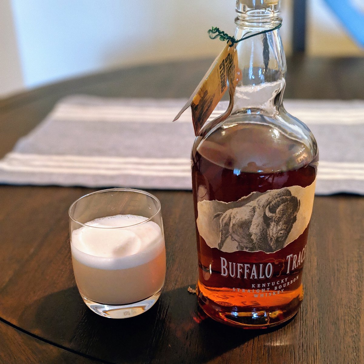 I make a mean Bourbon Sour. Mean. Egg white is necessary in my book. And most of the time, so is <a href="/BuffaloTrace/">Buffalo Trace</a>