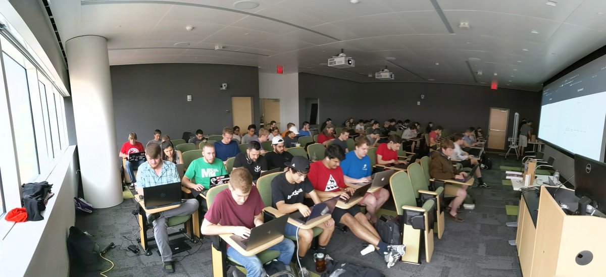 HackPackCTF's tweet image. Hackpack CTF is happening today at @cscncsu! From 1pm and for six hours students from @NCState compete by solving security challenges #hackpack #CTF #WSPRlab