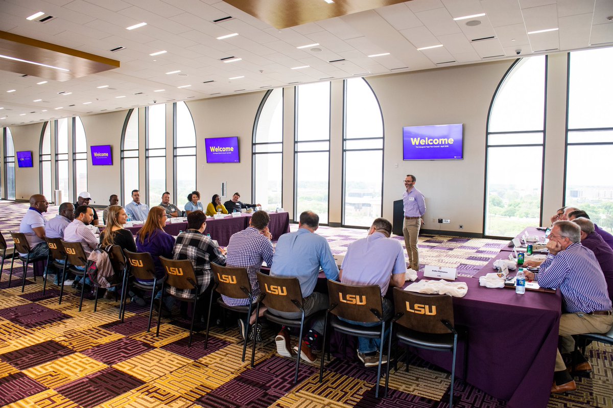 Lsu Tigers On Twitter The Lsu Fan Council Meets On Campus For