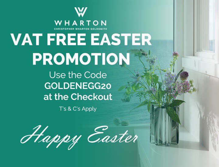 Shop luxury jewellery homewares and watches and save!  #vatfree  #vatfreeshopping #luxurygifts #eastergifts #eastertabledecor #homewares #georgjensen #modernheirloom #giftlist #jewellery #jewellerylover #jewelleryblog #mastergoldsmith #jewellerysale  #discountcodes #discountcode