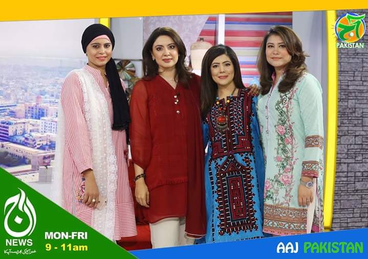 HlHadeel's tweet image. #Hadeel Sahal Albalushi was invited as Motivational Speaker at @AjjPakistan  with extremely versatile, highly knowledgeable @SidraIqbal 
Discussed about her Journey from Anchor Person to Entrepreneur. Also shared the difficulties she faced launching venture *CULTURE ONLINE*