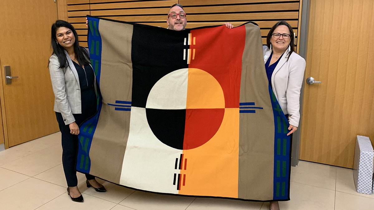 WCHospital's tweet photo. Healthcare leaders gather to identify barriers &amp; find ways to improve the #cancercare experience for Indigenous women: https://t.co/1DZusfx44s #EveryWomanEveryChance https://t.co/voEtHFuFBX