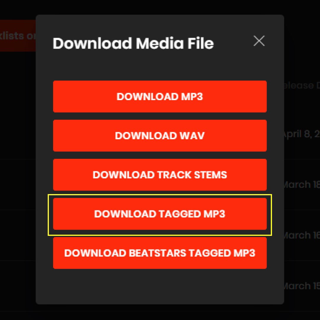 BeatStars on Twitter "You can also download a tagged MP3 using your