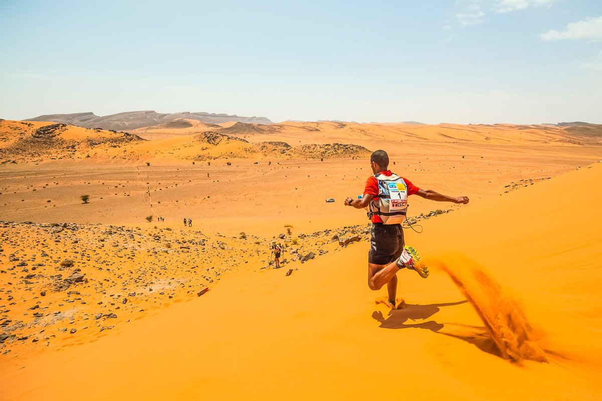 NonTraining's tweet image. The marathon stage of the @marathonDsables, the last competitive leg, has finished - and so did Cactus the Dog. More at ALifeofAdventure.net 

#marathondessables #mds2019 #desertultra #desertrun #sahararace #saharamarathon #alifeofadventure