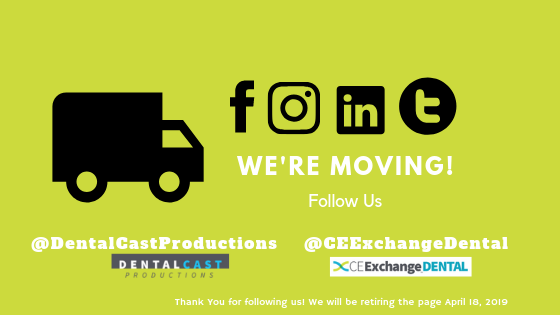 TDClassroomDent's tweet photo. New Pages. Same Great Content.

@DentalCastProductions
@CEExchangeDental https://t.co/z4HlWaXxWF