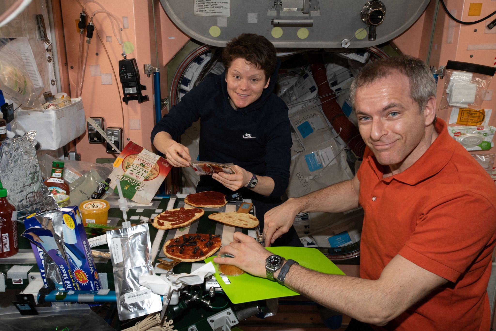 space station kitchen