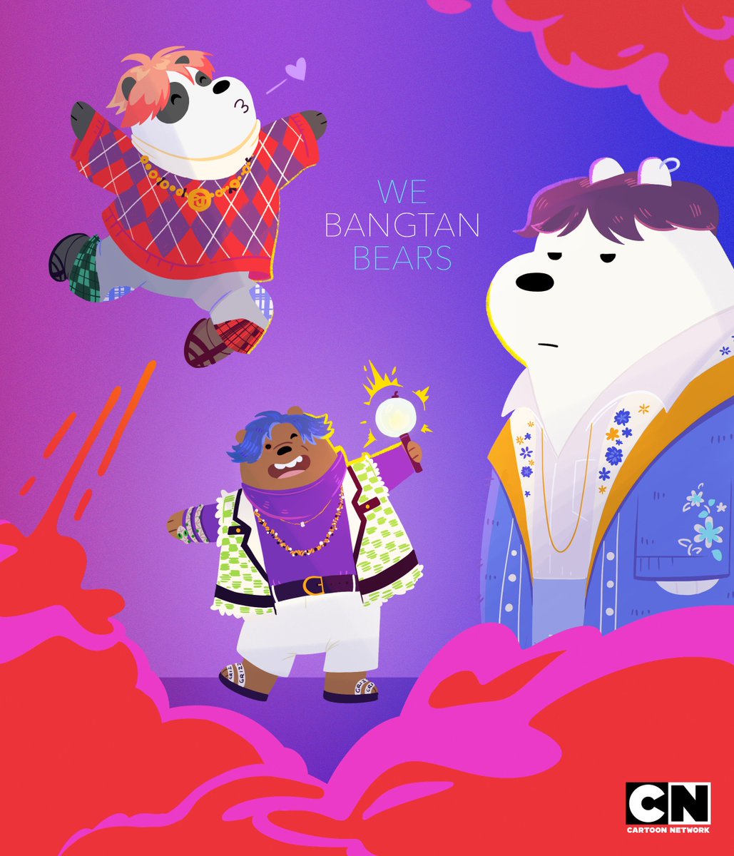 Bears with luv 🐻🐼❄🎤🎵 

#MAP_OF_THE_SOUL_PERSONA #WeBareBears #cartoonnetwork #BoyWithLuv