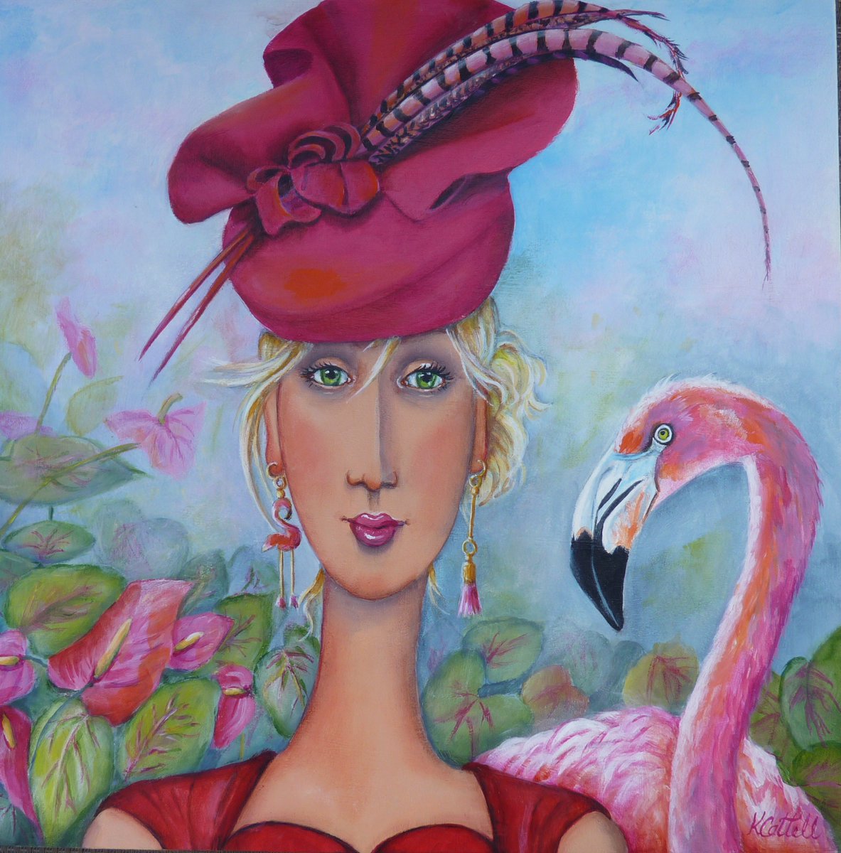 Just finished another portrait but I haven't thought of a title yet.