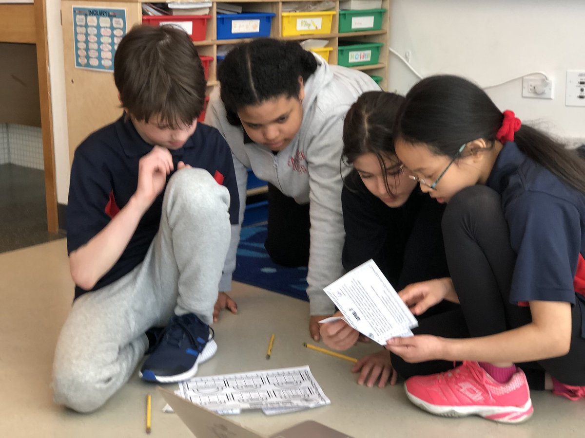 5thgradeGEMS's tweet photo. Answering tough questions about theme during our pre-spring-break #escaperoom! #teamwork #ib #pyp @G5GemsChi @GWAcademyChi https://t.co/luuXndJNfg