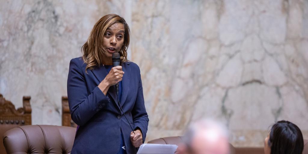 WAHouseDems's tweet image. Congratulations to Rep. Melanie Morgan, whose first bill to pass both chambers was approved by the Senate this morning. HB 1688 addresses in-state tuition for veterans. #waleg