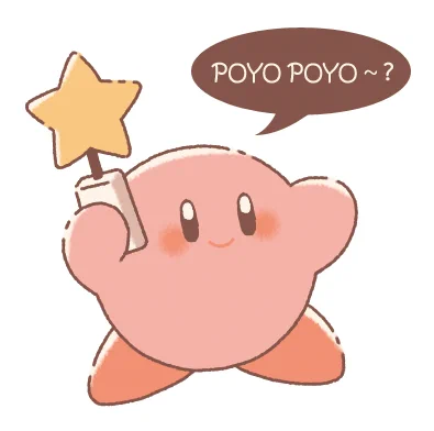 ケータイでワープスターを呼ぶ64カービィちゃんかわヨ 