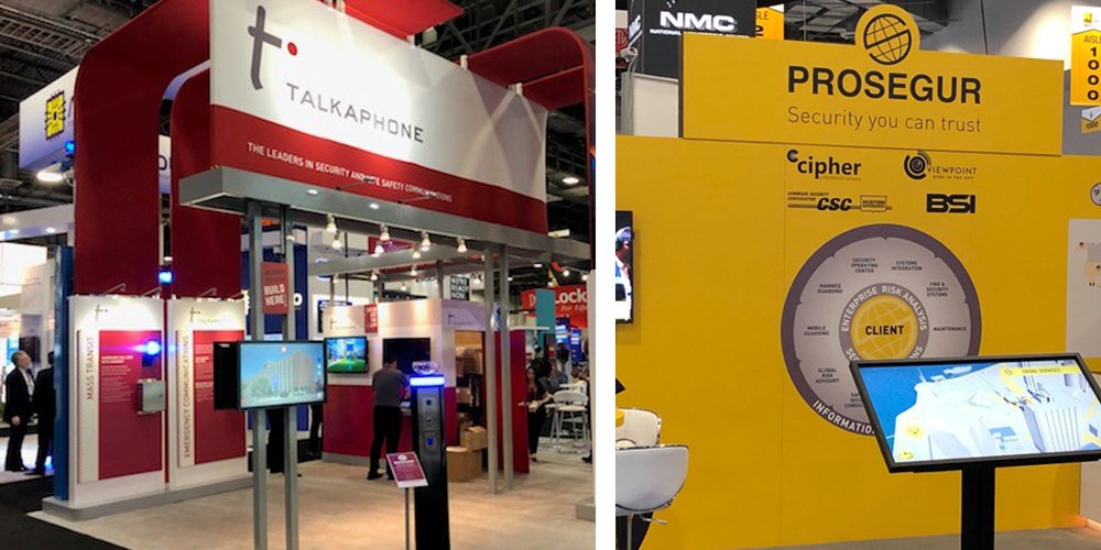 BlueHiveInc's tweet photo. The final day of @ISCEvents West is well underway!
That means there are only a few hours left for attendees to visit our friends from @Talk_A_Phone at booth #6089 and @Prosegur at booth #2079.
(Those booths though...π)
#WeCreateBuzz #iscwest #iscwest2019 https://t.co/FNWH5mggsq