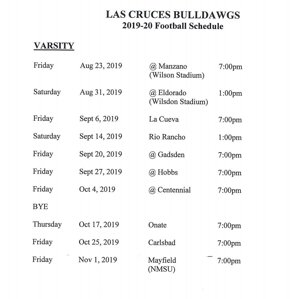 Our 2019 football schedule has been released! 🏈🐾 #NewEra #GoDawgs #BulldawgFB2019
