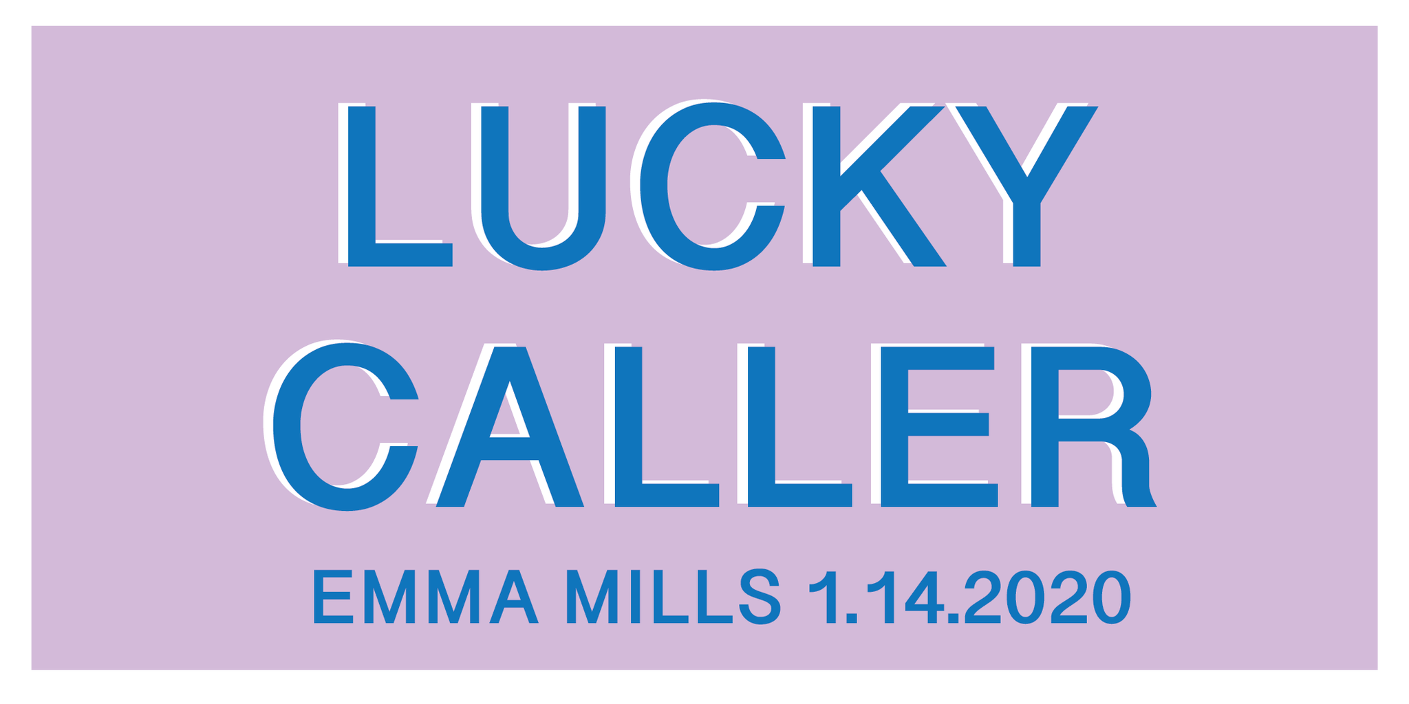 Get Book Lucky caller emma mills Free